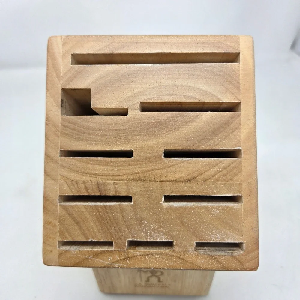 J.A. Henckels International 11 Slot Knife Block 35100-112 Wood Natural
